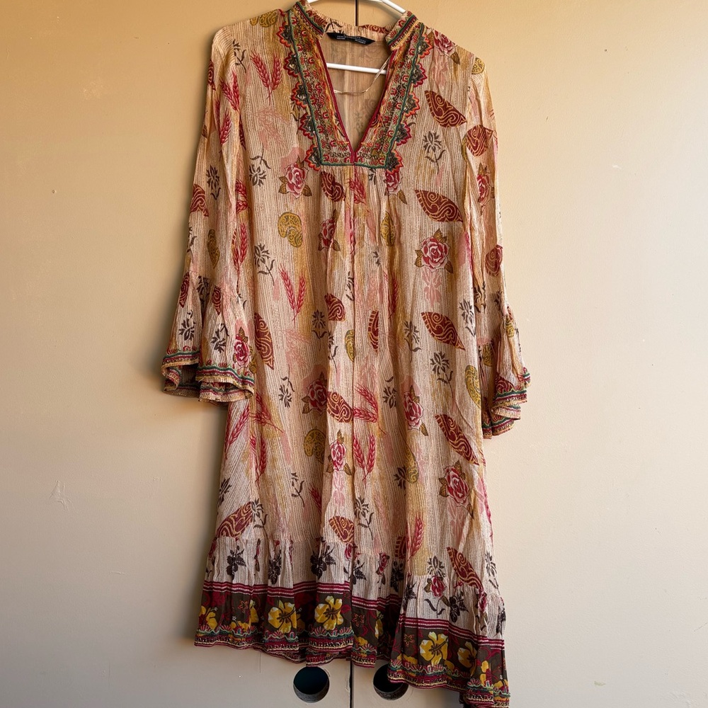 Zara Womens beaded dress